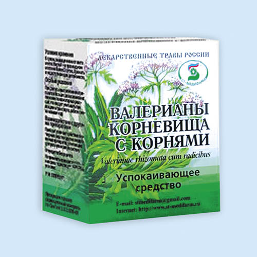 Валерианы корневища с корнями